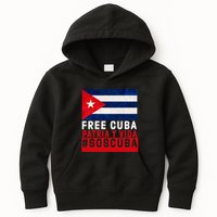 SOS Cuba Cuba Flag Cuban Fist Free Cuba Libre 2021 Cuban  Kids Hoodie