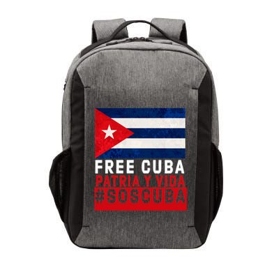 SOS Cuba Cuba Flag Cuban Fist Free Cuba Libre 2021 Cuban  Vector Backpack