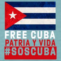SOS Cuba Cuba Flag Cuban Fist Free Cuba Libre 2021 Cuban  Sueded Cloud Jersey T-Shirt