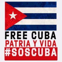 SOS Cuba Cuba Flag Cuban Fist Free Cuba Libre 2021 Cuban  Garment-Dyed Sweatshirt