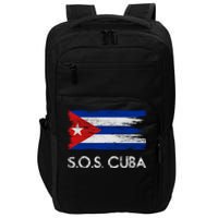 SOS Cuba Distressed Flag Impact Tech Backpack