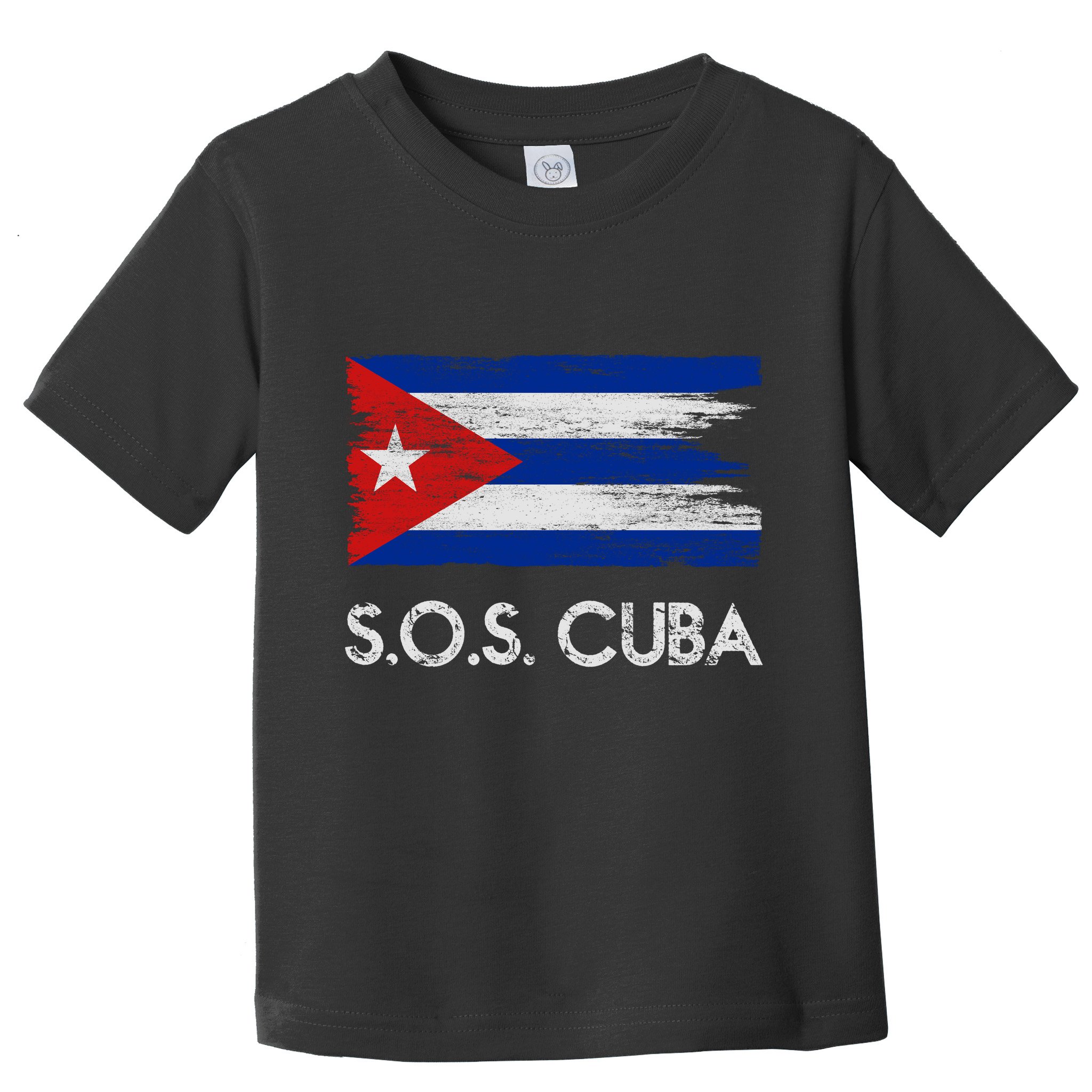 SOS Cuba Distressed Flag Toddler T-Shirt