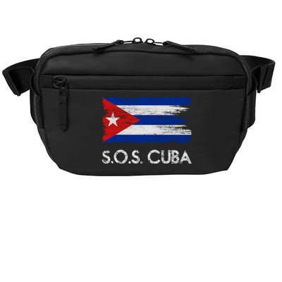 SOS Cuba Distressed Flag Crossbody Pack