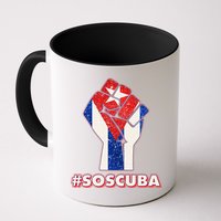 SOS Cuba Protest Fist Flag #SOSCUBA Mug