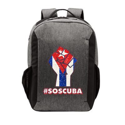 SOS Cuba Protest Fist Flag #SOSCUBA Vector Backpack