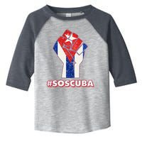 SOS Cuba Protest Fist Flag #SOSCUBA Toddler Fine Jersey T-Shirt