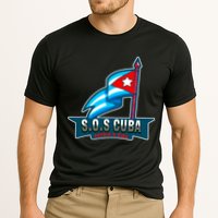 SOS Cuba Viva Cuba Libre Cubanos Bandera Cubana Cooling Performance Crew T-Shirt