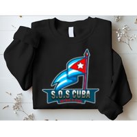 SOS Cuba Viva Cuba Libre Cubanos Bandera Cubana Sweatshirt