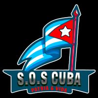 SOS Cuba Viva Cuba Libre Cubanos Bandera Cubana 7-Panel Snapback Hat