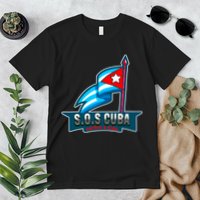 SOS Cuba Viva Cuba Libre Cubanos Bandera Cubana Premium T-Shirt