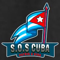 SOS Cuba Viva Cuba Libre Cubanos Bandera Cubana Golf Towel