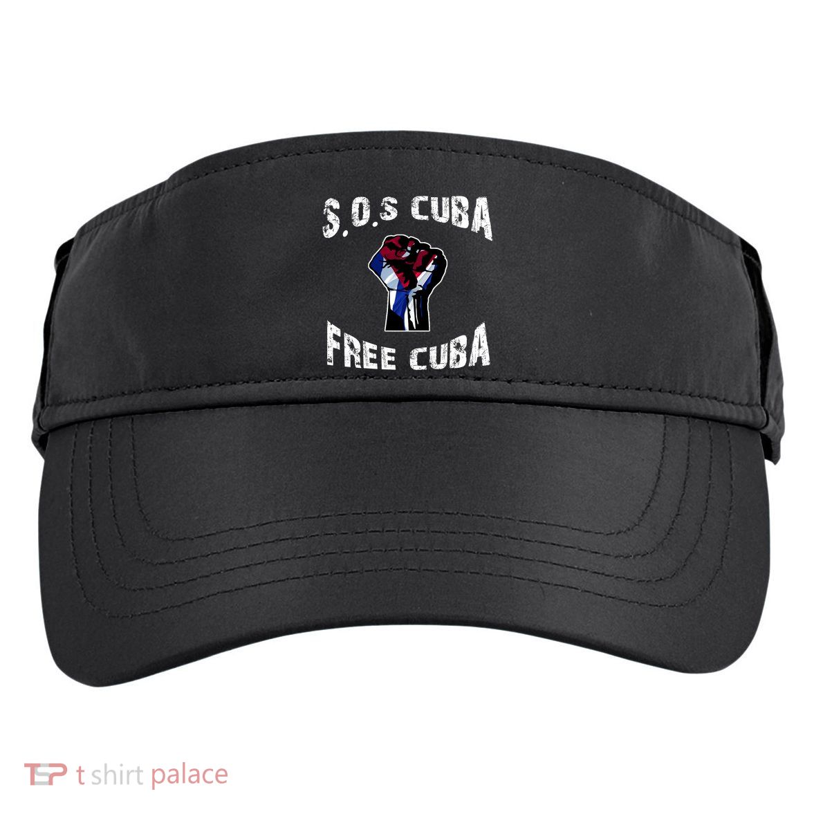 SOS Free Cuba Adult Drive Performance Visor