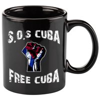 SOS Free Cuba 11oz C Handle Ceramic Mug