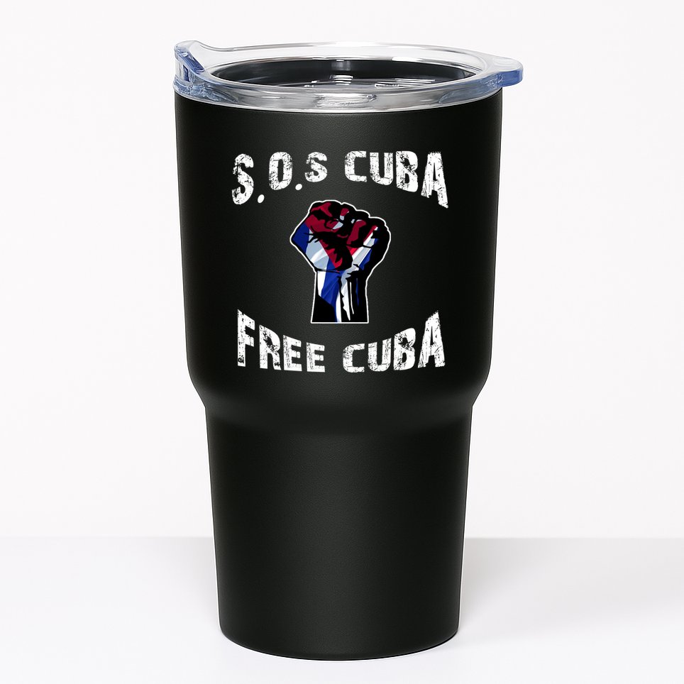 SOS Free Cuba Tumbler