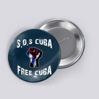 SOS Free Cuba Button
