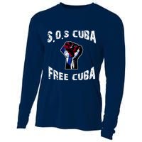 SOS Free Cuba Cooling Performance Long Sleeve Crew
