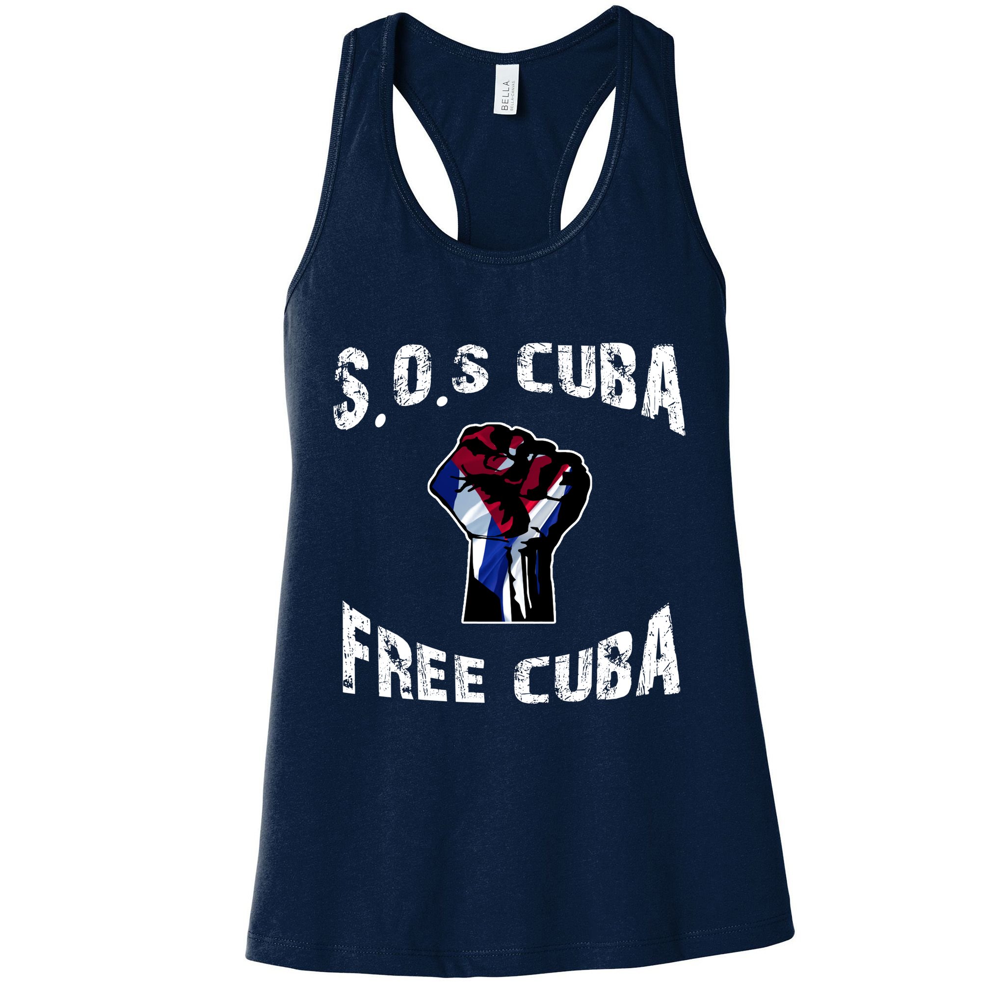 SOS Free Cuba Womens Tank Top