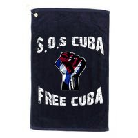 SOS Free Cuba Golf Towel