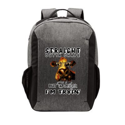 Straight Outta Shape But Heifer I Am Trying Vector Backpack