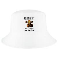 Straight Outta Shape But Heifer I Am Trying Cool Comfort Performance Bucket Hat