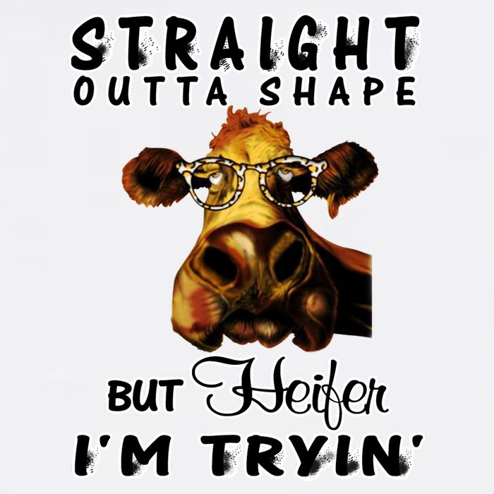 Straight Outta Shape But Heifer I Am Trying Toddler T-Shirt