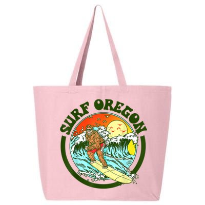 Surf Oregon! Surfing Bigfoot Funny Beach Sasquatch Surfer Shirt 25L Jumbo Tote