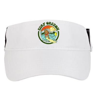 Surf Oregon! Surfing Bigfoot Funny Beach Sasquatch Surfer Shirt Adult Drive Performance Visor
