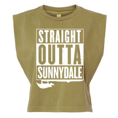 Straight Outta Sunnydale Garment-Dyed Women's Muscle Tee