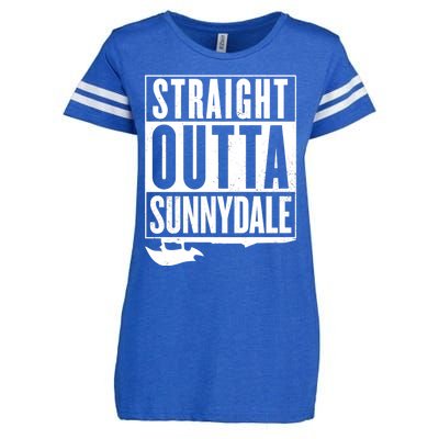 Straight Outta Sunnydale Enza Ladies Jersey Football T-Shirt