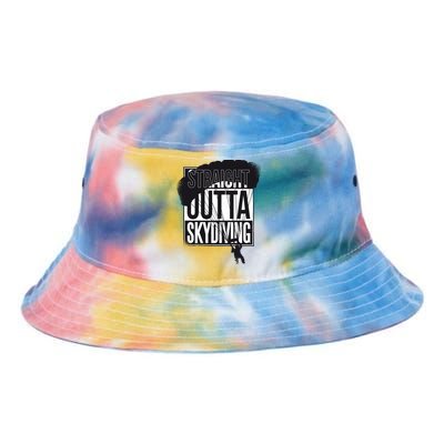 Straight Outta Skydiving Tie Dye Newport Bucket Hat