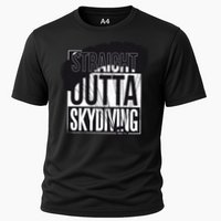 Straight Outta Skydiving Cooling Performance Crew T-Shirt