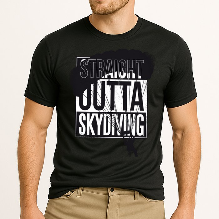 Straight Outta Skydiving Cooling Performance Crew T-Shirt