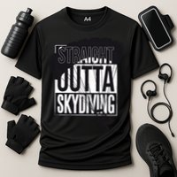 Straight Outta Skydiving Cooling Performance Crew T-Shirt