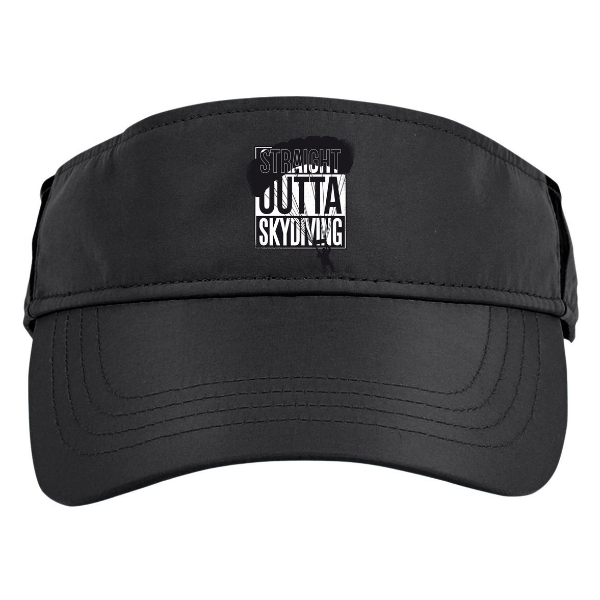 Straight Outta Skydiving Adult Drive Performance Visor
