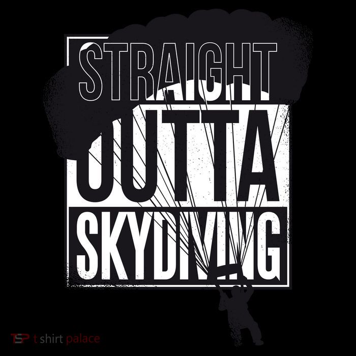 Straight Outta Skydiving Flatbill Hat