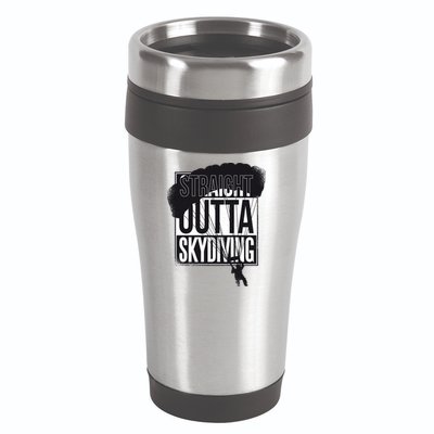 Straight Outta Skydiving 16oz Travel Tumbler