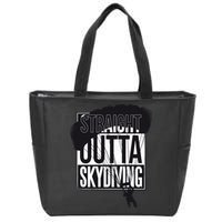 Straight Outta Skydiving Zip Tote Bag