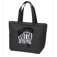 Straight Outta Skydiving Zip Tote Bag