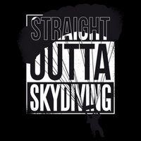 Straight Outta Skydiving Zip Tote Bag