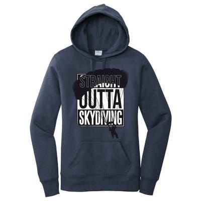 Straight Outta Skydiving Women's Pullover Hoodie