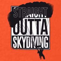 Straight Outta Skydiving V-Neck T-Shirt