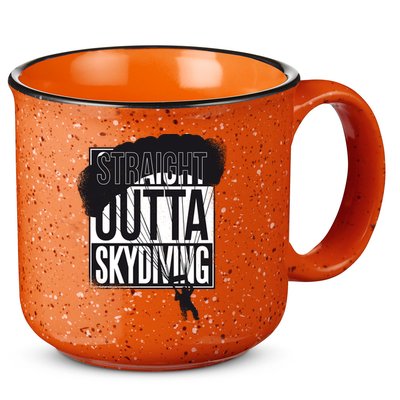 Straight Outta Skydiving 15oz Campfire Ceramic Mug