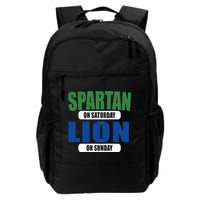 Spartan On Saturday Lion On Sunday Backpack
