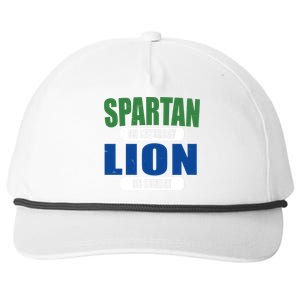 Spartan On Saturday Lion On Sunday Snapback Five-Panel Rope Hat