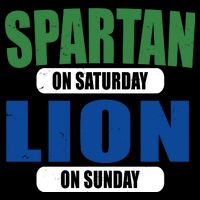 Spartan On Saturday Lion On Sunday 16 in Basic Backpack