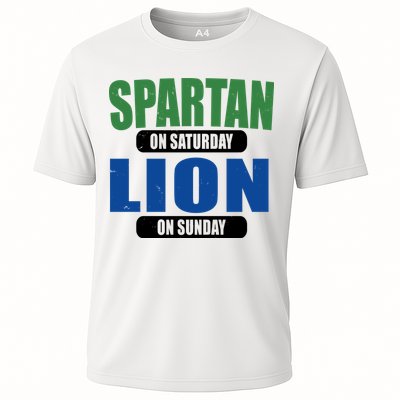 Spartan On Saturday Lion On Sunday Performance Shirt