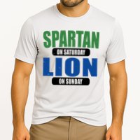 Spartan On Saturday Lion On Sunday Cooling Performance Crew T-Shirt
