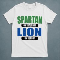 Spartan On Saturday Lion On Sunday T-Shirt