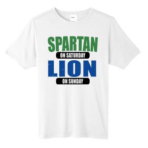 Spartan On Saturday Lion On Sunday Tall Fusion ChromaSoft Performance T-Shirt