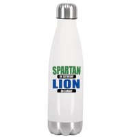 Spartan On Saturday Lion On Sunday Stainless Steel Insulated Water Bottle